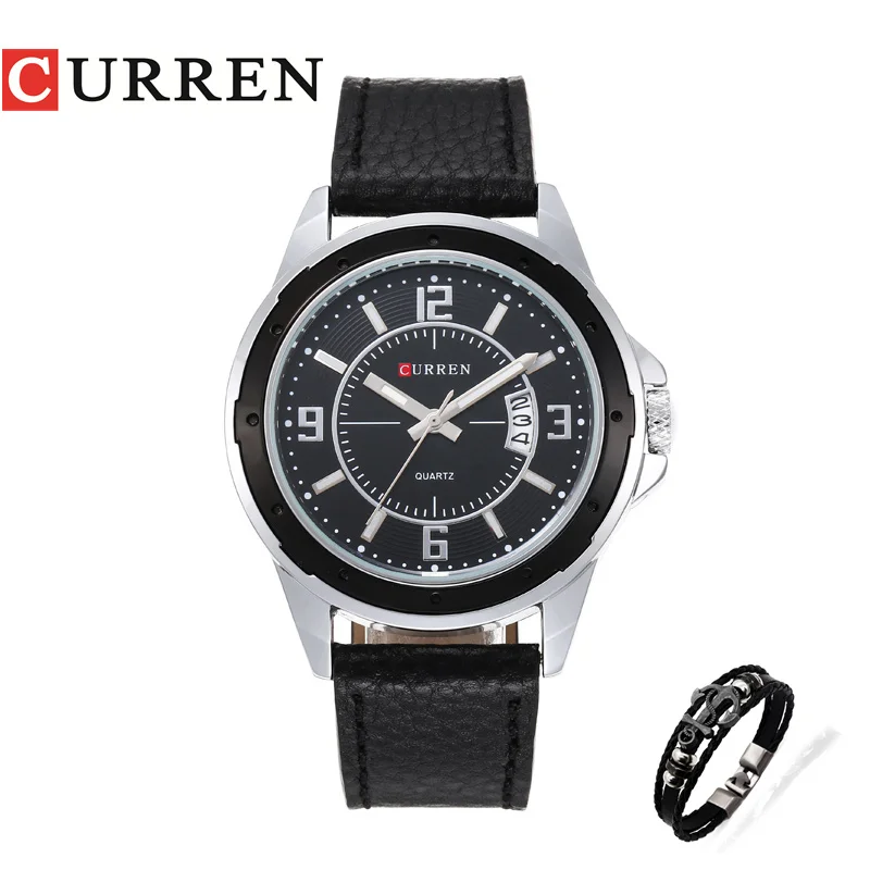 

Curren Top Brand Factory Men's Watches Luxury Fashion&Casual Business Quartz Watch Date Wristwatch for men Relogio Masculino