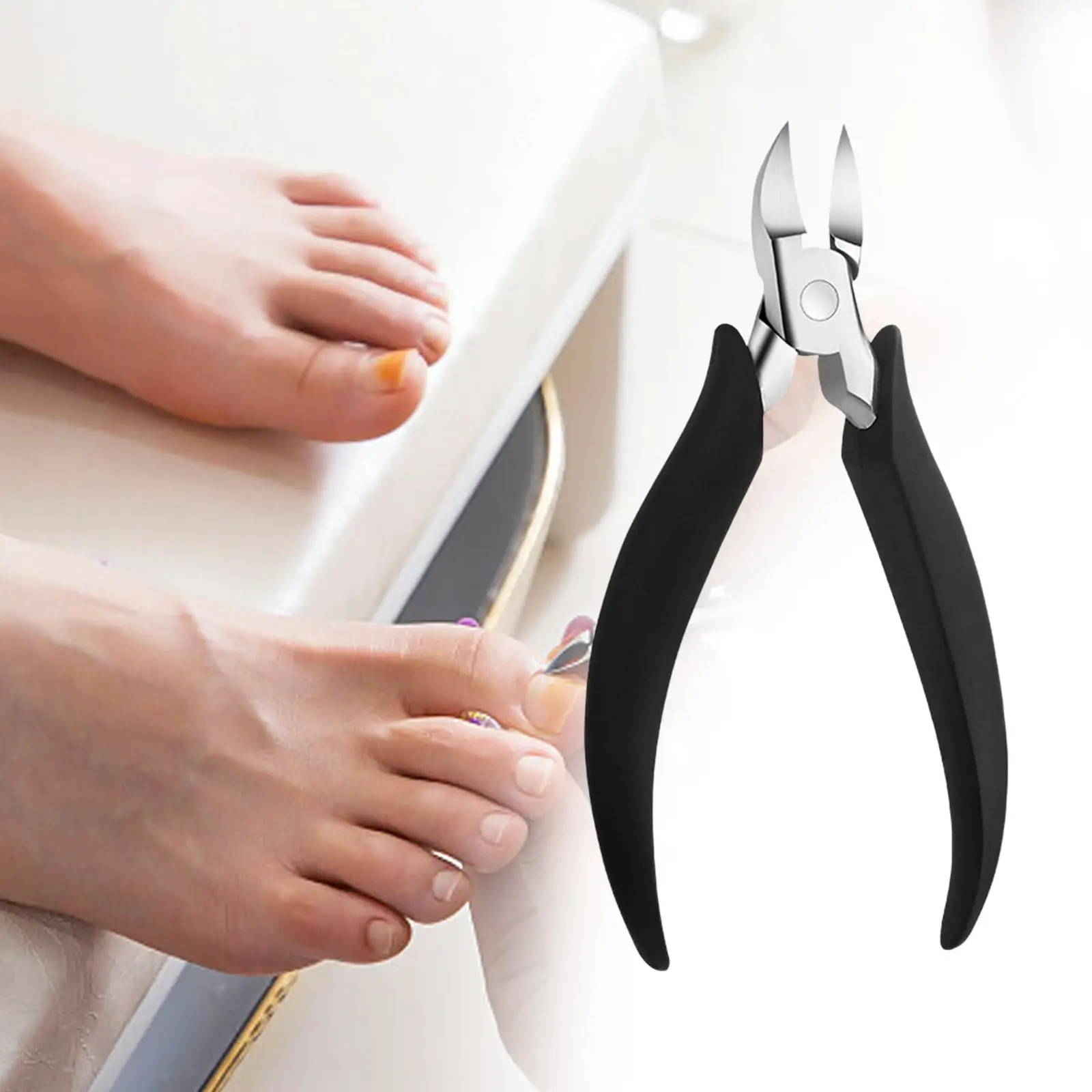 Toe Nail Clipper Nail Dead Skin Clipper Easily Grip and Control Pedicure Tool for Home Users or Beauty Salon Durable Versatile