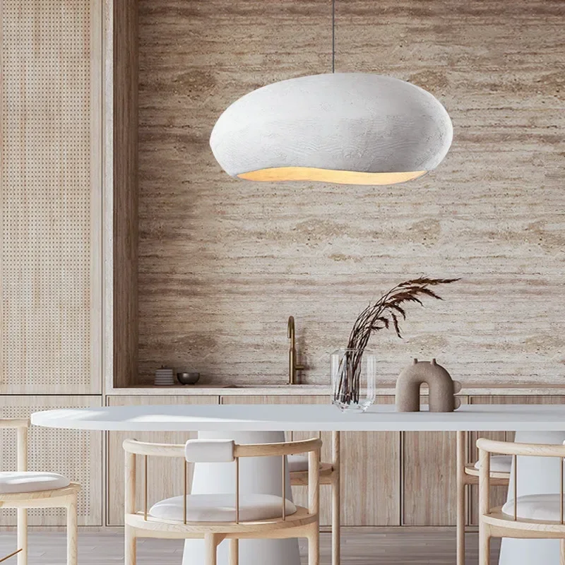 

Wabi Sabi LED Chandelier Nordic E27 Pendant Lights Dining Room Lustre Bar Suspend Lamp Home Decor Loft Hanging Lighting Fixtures