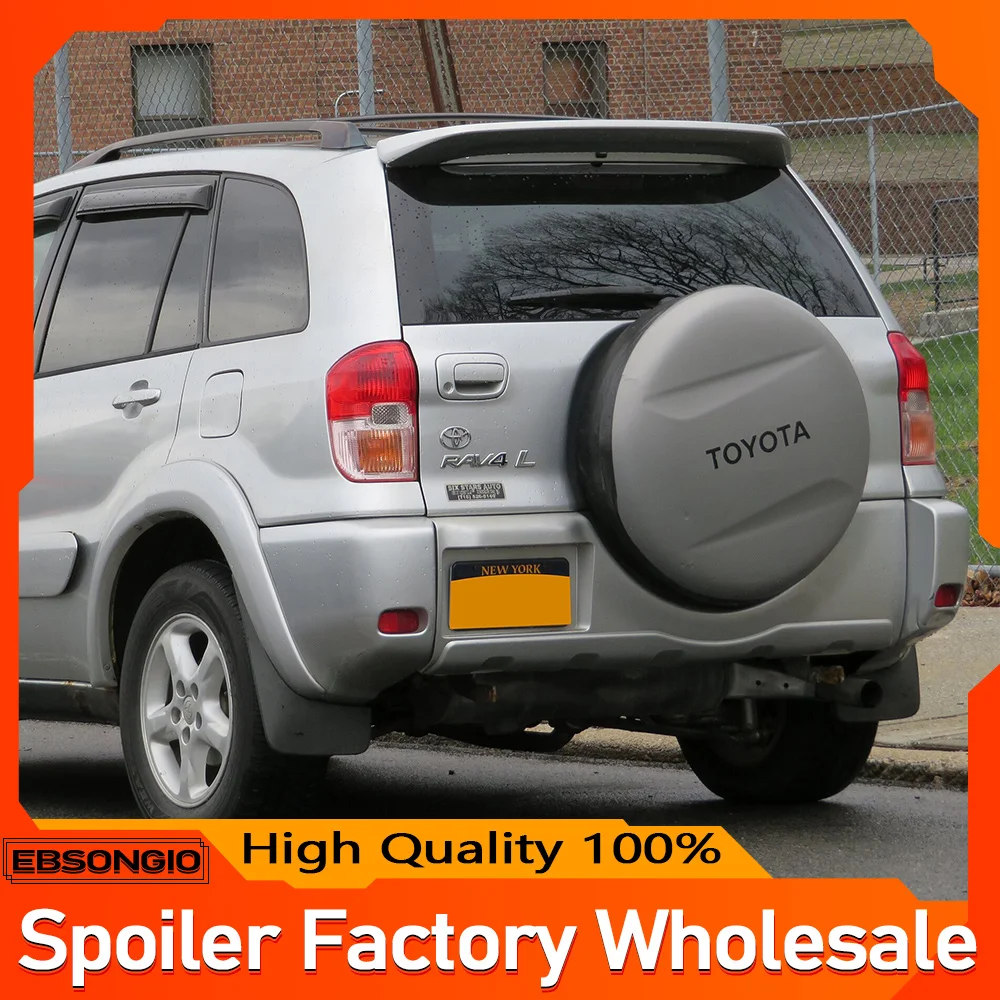 

For 2001-2007 Toyota RAV4 RAV 4 SUV OE Style Painted Gloss Black Rear Roof Spoiler ABS