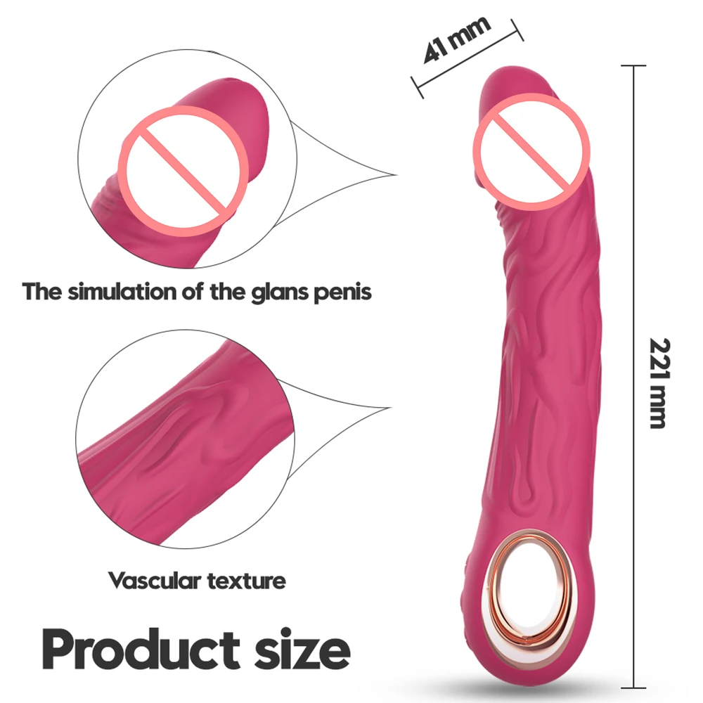 Realistic Dildo Silicone Vibrator for Women Vagina Clitoris G Spot Stimulator With 10 Powerful Vibration Sex Toy Female Vibrator