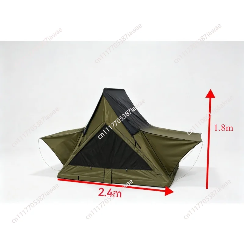 Quick Setup Rooftop Tent Ultra Light Ridge Car Roof Tent Waterproof for SUV Off-road Vehicle Self-driving Camping