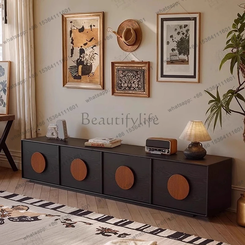 

Nordic Creative TV Stands French Retro Solid Wood Living Room TV Cabinet Set High-End Home Furniture Шкафы Для Гостиной