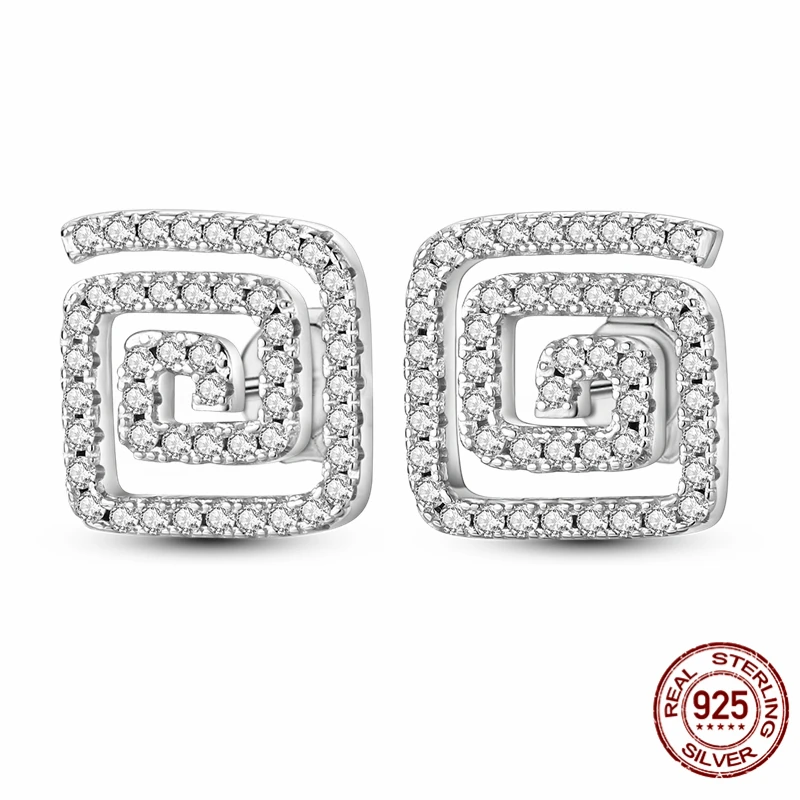 

High-quality S925 sterling silver earrings, irregular earrings for women, perfect for anniversary and wedding jewelry gifts.