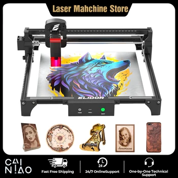 ELIDOR Z6 12/6W Laser Power CNC Engraving Machine 300x300mm Engraving Area 0.01mm…