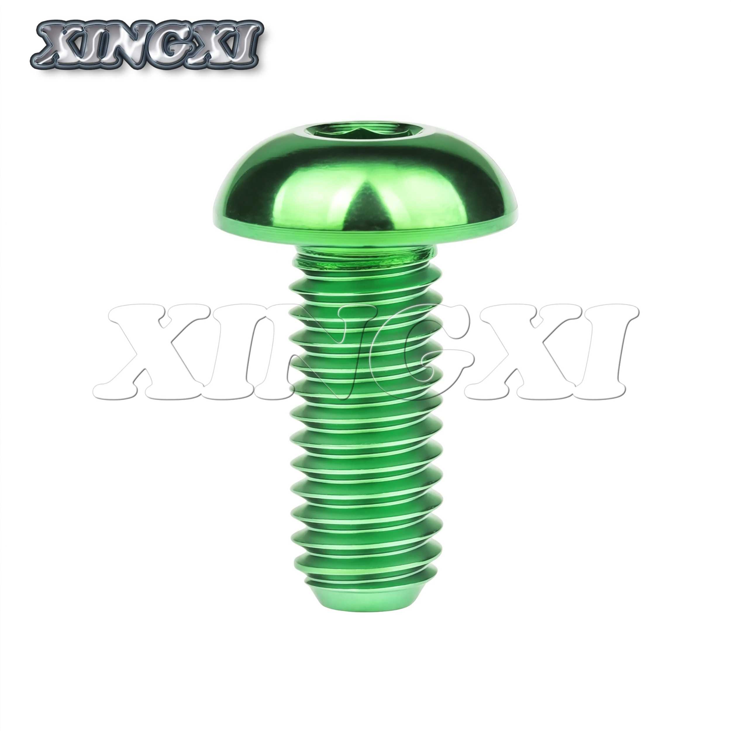 Xingxi Titanium Bolt M5/M6 x 8 10 12 16 15 18 20 25 30mm Bottle Cage Bracket Hexagonal Round Head Screw for Bicycle Parts