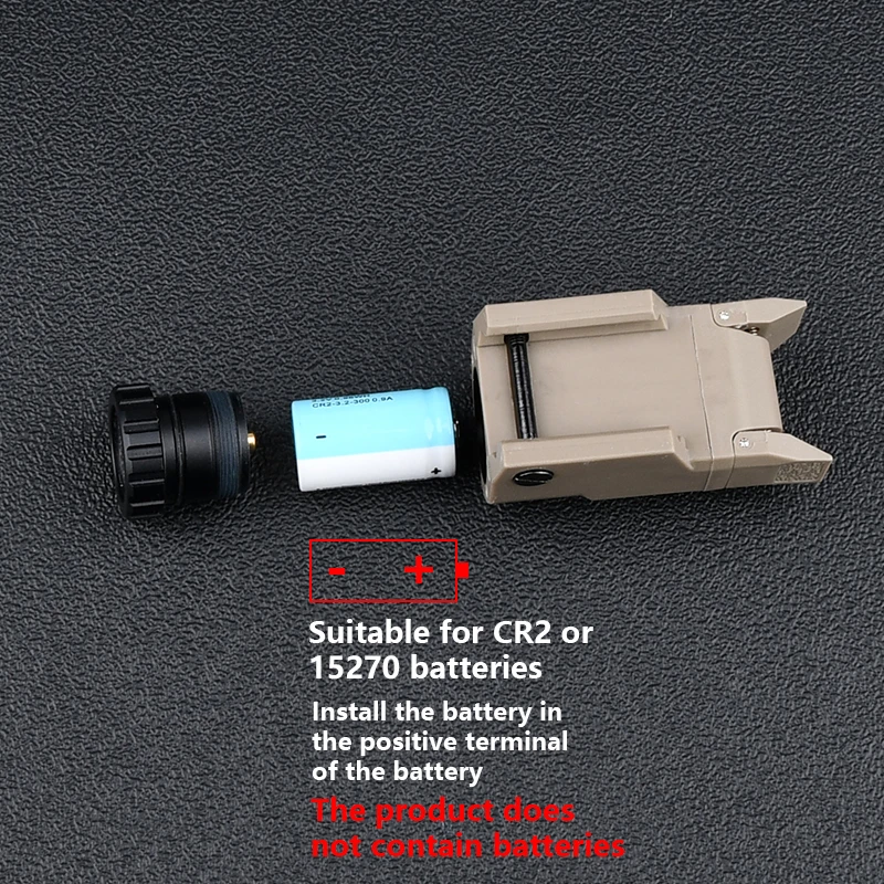 Imagem -03 - Lanterna Tática de Nylon para Airsoft Luz Led Branca para Rifle de Caça Airsoft 20 mm Glock 17 19 G17 G17