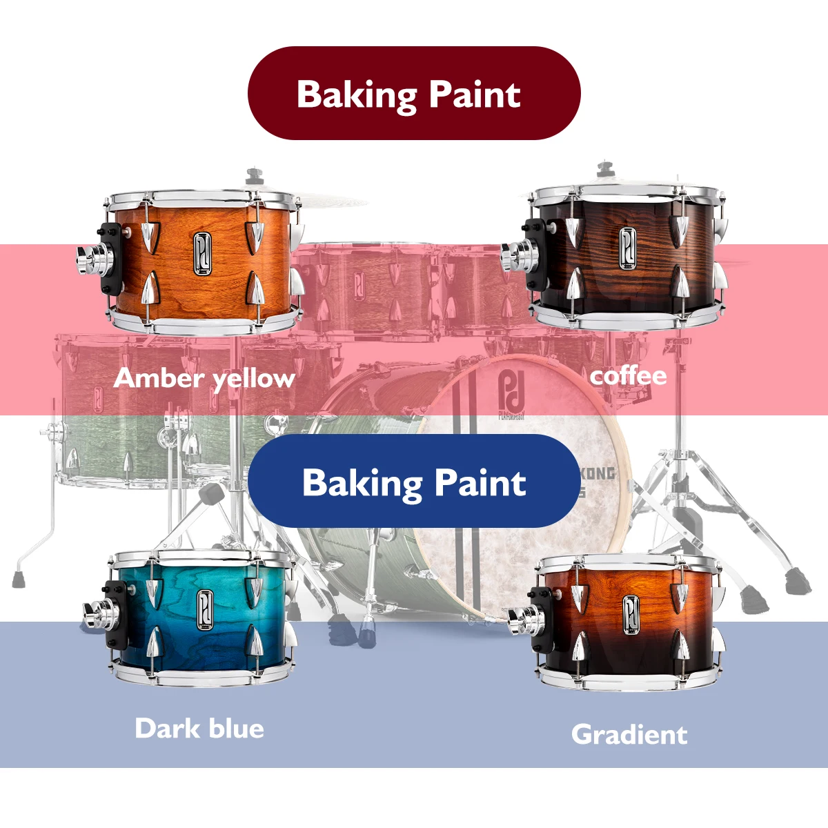 High Quality Mesh Head Electric Drum Set 5 Drums 3 Cymbals Electronic Drum Kit For Sale Students Practice
