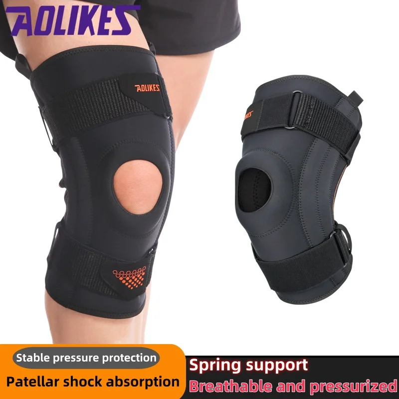 

AOLIKES New knee joint spring support running knee pads for men and women, pressure shock absorption, breathable meniscus knee