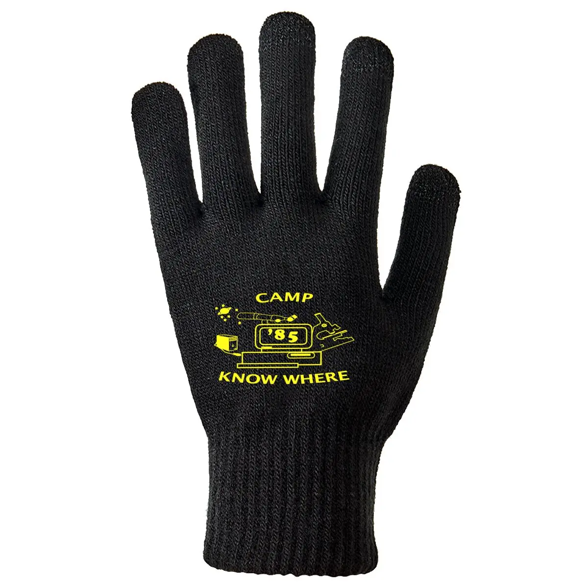 Camp Know Where Themed Design Outdoor-Winterhandschuhe, warm, rutschfest und langlebig