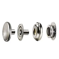 100pcs Snap Fastener Set Stainless Steel Tarpaulin Camping Sew-Kit Buttons ToolsUsed For Leather Crafts And Clothing