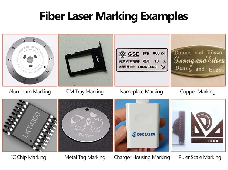 آلة الوسم بليزر الألياف لسطح المكتب 20 30 وات 50 وات للاستخدام المنزلي للسكين المعدني