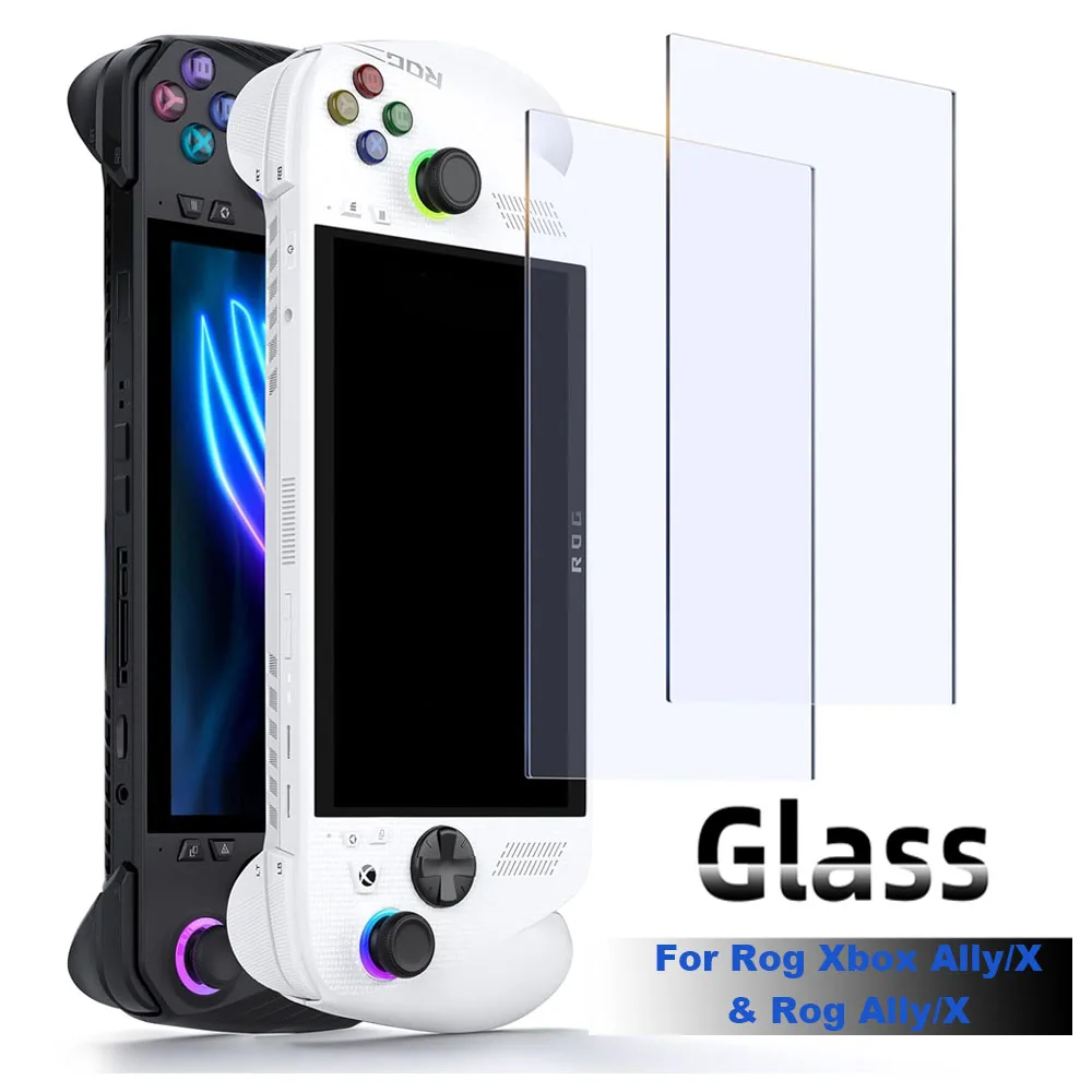 1/2/3PCS Protective Tempered Glass Film For Asus Rog Xbox Ally/X Screen Protector For Rog Ally/X Game Console 7 