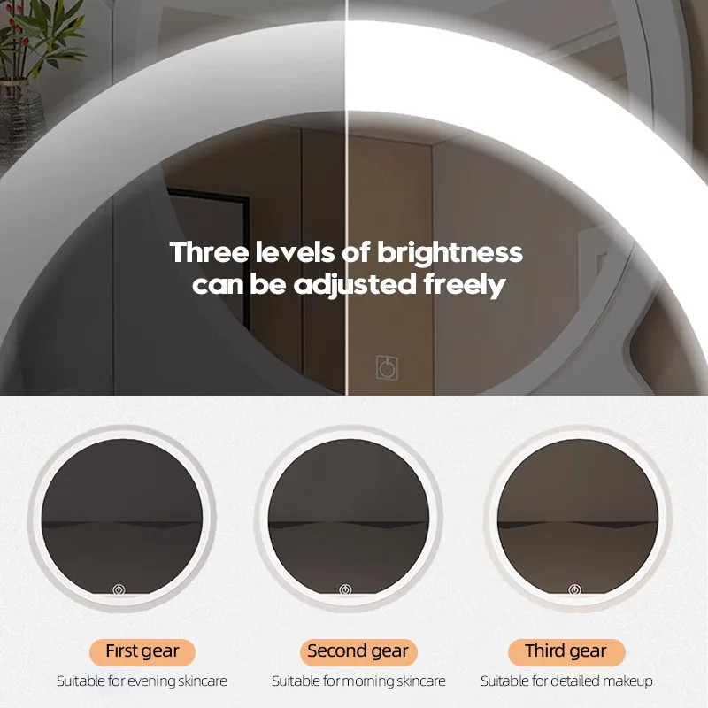 European dressing table with lamp smart makeup table beauty table