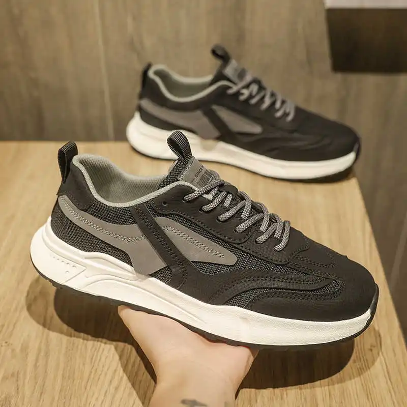 Fall Drawstring Sneakers Beige Mary Jane Running Shoes Running Men's Moccasin Sports Technologies Loafers Leisure Boti