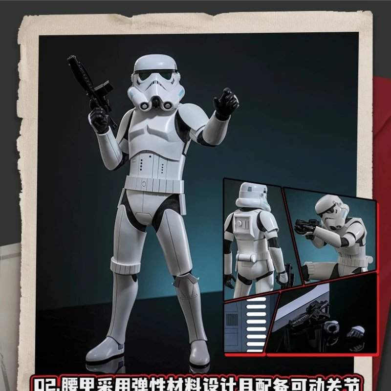 Hot Toys 1/6 Scale Buckethead Absolute Obedience White Armor Imperial Army 28cm Full Set Action Figure Soldier  Hot Sales HSO8