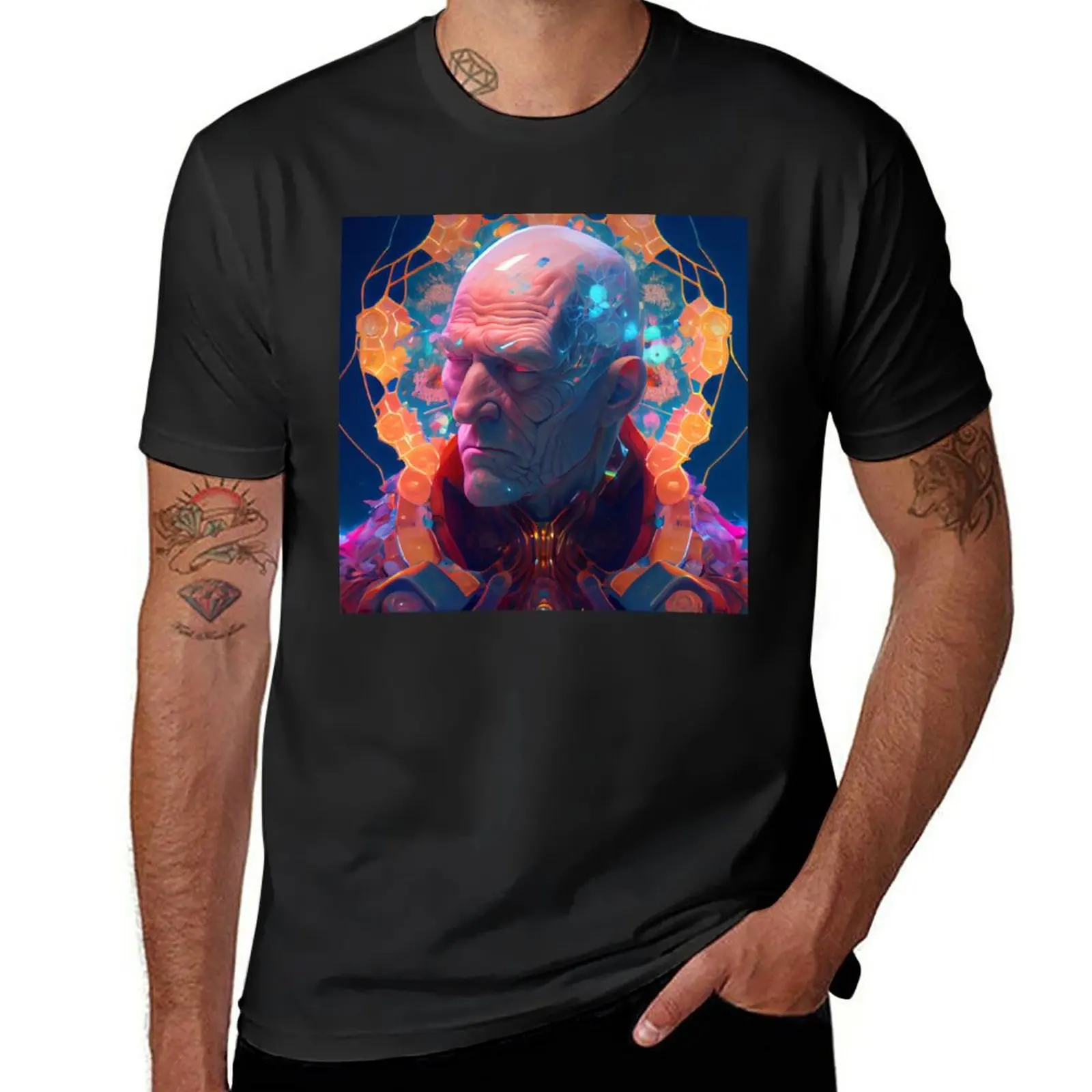 New Professor X Fanart T-Shirt blank t shirts Anime t-shirt tops mens t shirts casual stylish