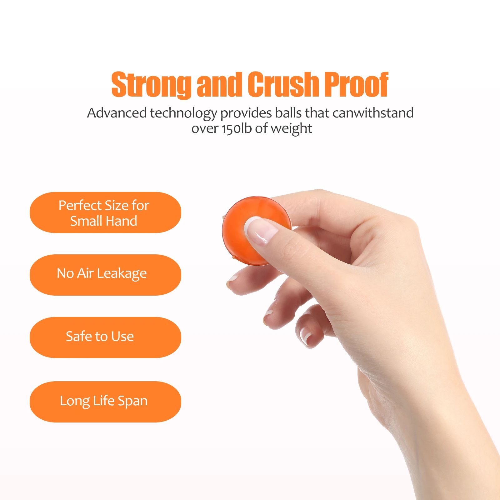 

50Pcs Plastic Balls for Kids Bright Colorful Little Balls Counting Math Teaching Hand Coordination Development