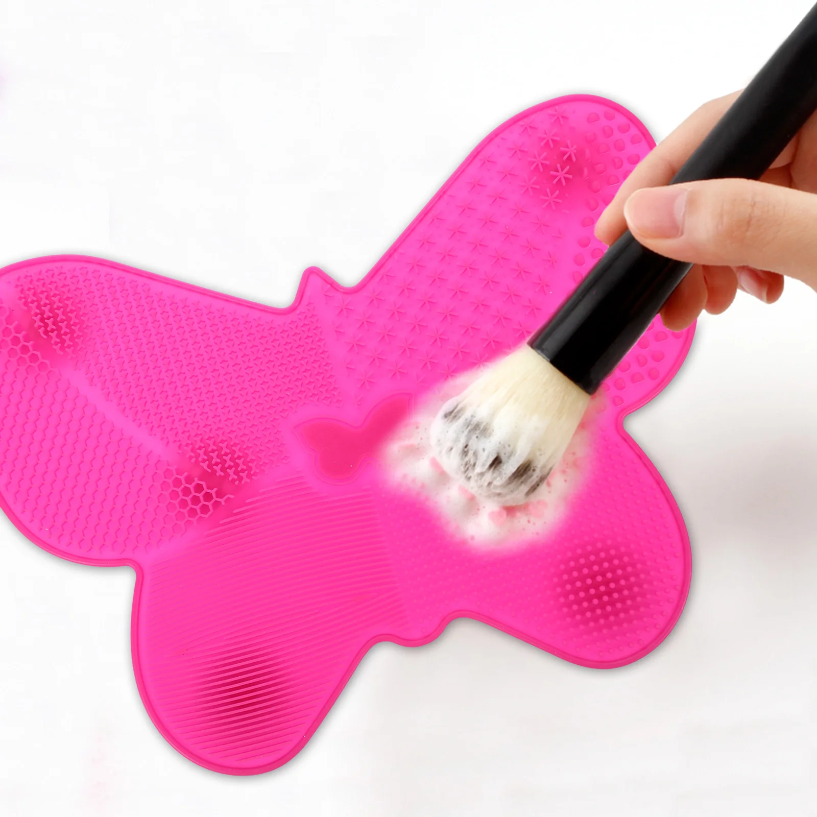 

Silicone Scrub Pad Premium Cleaning Tool Makeup Brush Cleaner Mat Scrubber Suction Cup Silica Gel