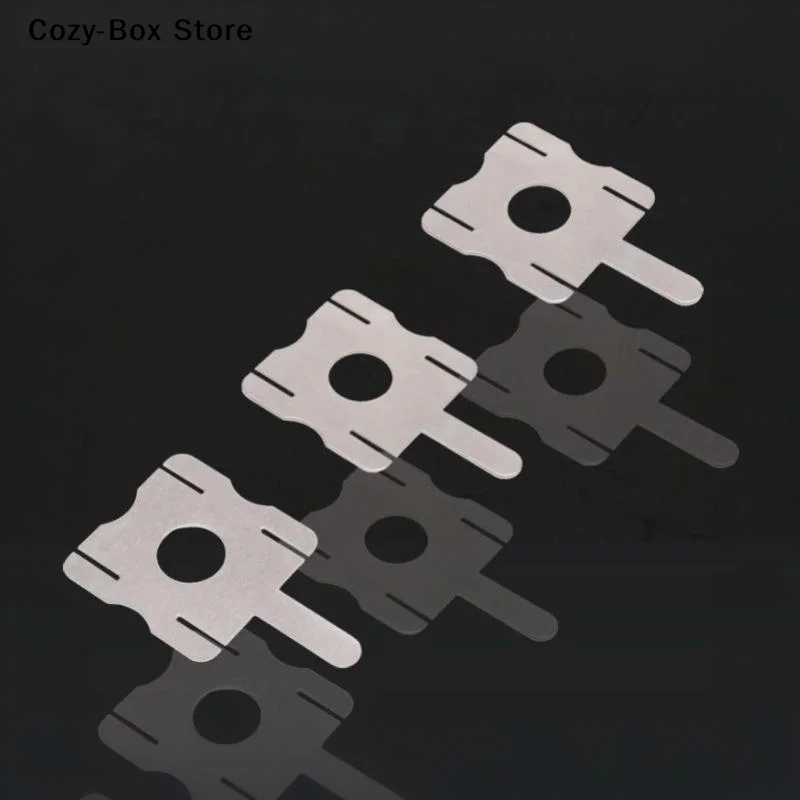 [ZY]30pcs Spots Welding Nickel Plates 5Set Battery Plating Nickle Sheet For Mak Nickel Plated Steel Strap Strip Sheets Battery
