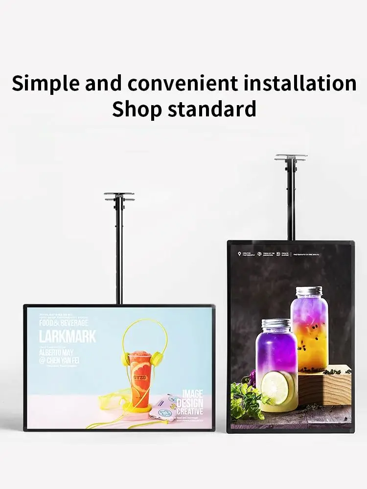 LED snap frame slim advertise light box bar restaurant advertising wall mount backlit menu board