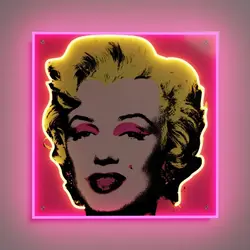 Marilyn Monroe Wall Art LED Neon Light Sign for Bedroom Dorm Classroom Hallway Wall Decor Retro Pop Art Eclectic Wall Decor