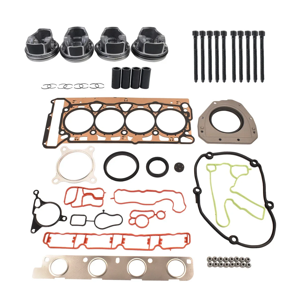 طقم تصليح AP01 مكبس جديد لأودي VW 1.8 TFSI TSI CDHA CDAA Ø 23 مللي متر 06H107065BF