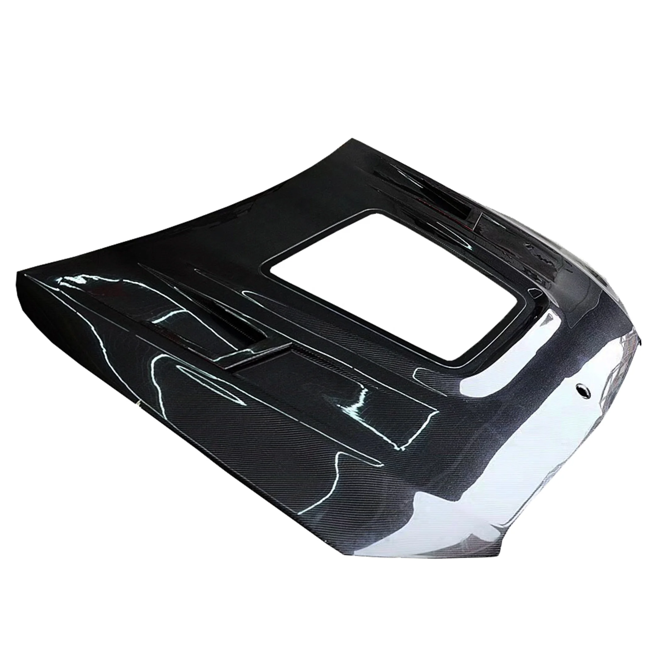 Z-ART W213 Real Carbon Fiber Engine Hood for  E CLASS Transparent Engine Bonnet for W213 Carbon Fiber Engine Cover