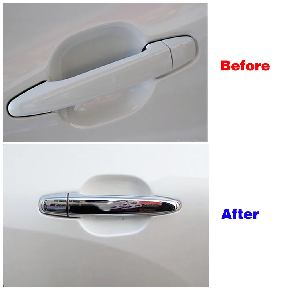 For Lexus GX 470 J120 2003-2009 ABS Car Styling Chrome Side Door Handle Cover Trim & Door Bowl Cover 2004 2005 2006 2007 2008