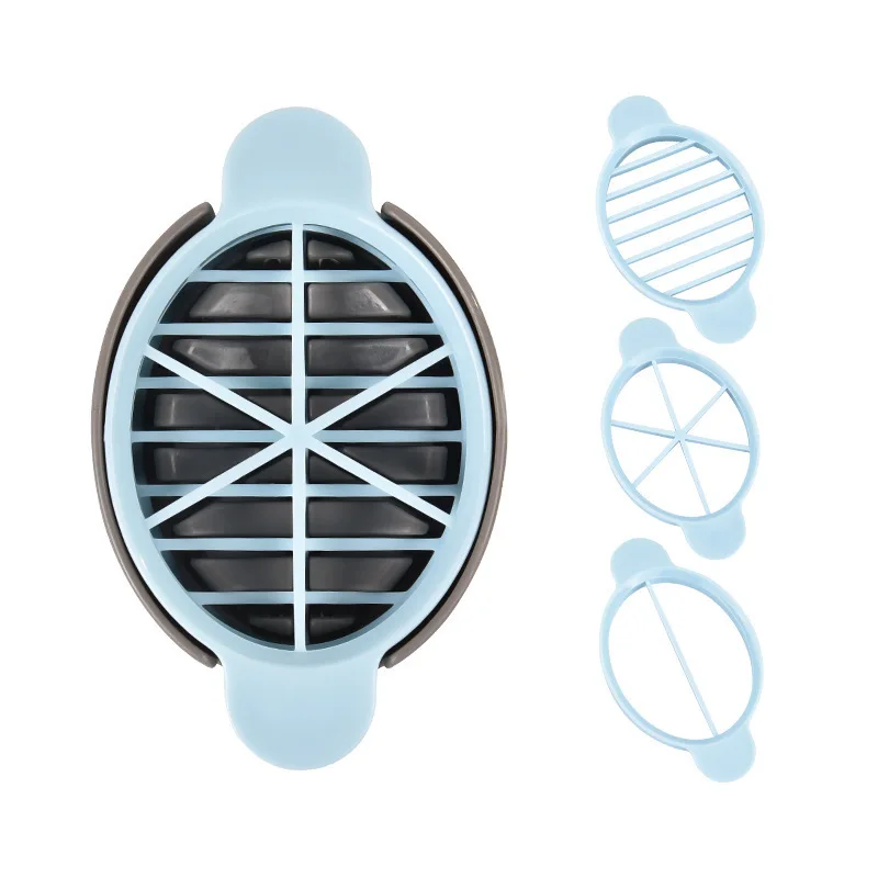 Creative Multifunctional Egg Cutter Three In One Egg Divider Preserved Eggs Slicers Divider Manual Food Processors Kitchen Tools