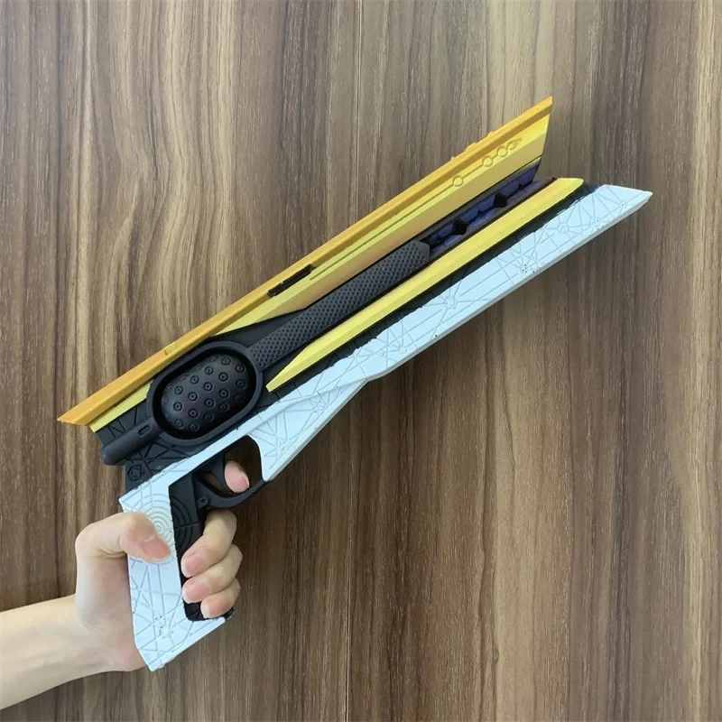 NONE Fallout 4 Gun Laser Rifle Waffe Pistolen 1:1 Cosplay Rollenspiel Modell Geschenk Spielzeug Gummi Kein Schießen Sicherheit PU Gummi Halloween Spielzeug 9