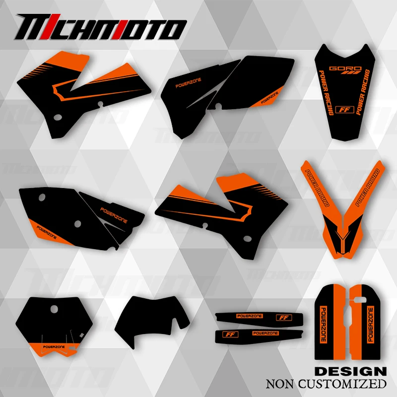 

MCHMFG For KTM SXF 2005 2006 XCF 2006 2007 EXC 2005 2006 2007 New Style Graphics Decals Stickers Kits