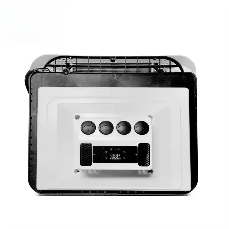 مكيف هواء كهربائي عالي الجودة على السطح 12 فولت لشاحنة المنزل المتنقل بمقصورة الحافلة RV Caravan #2