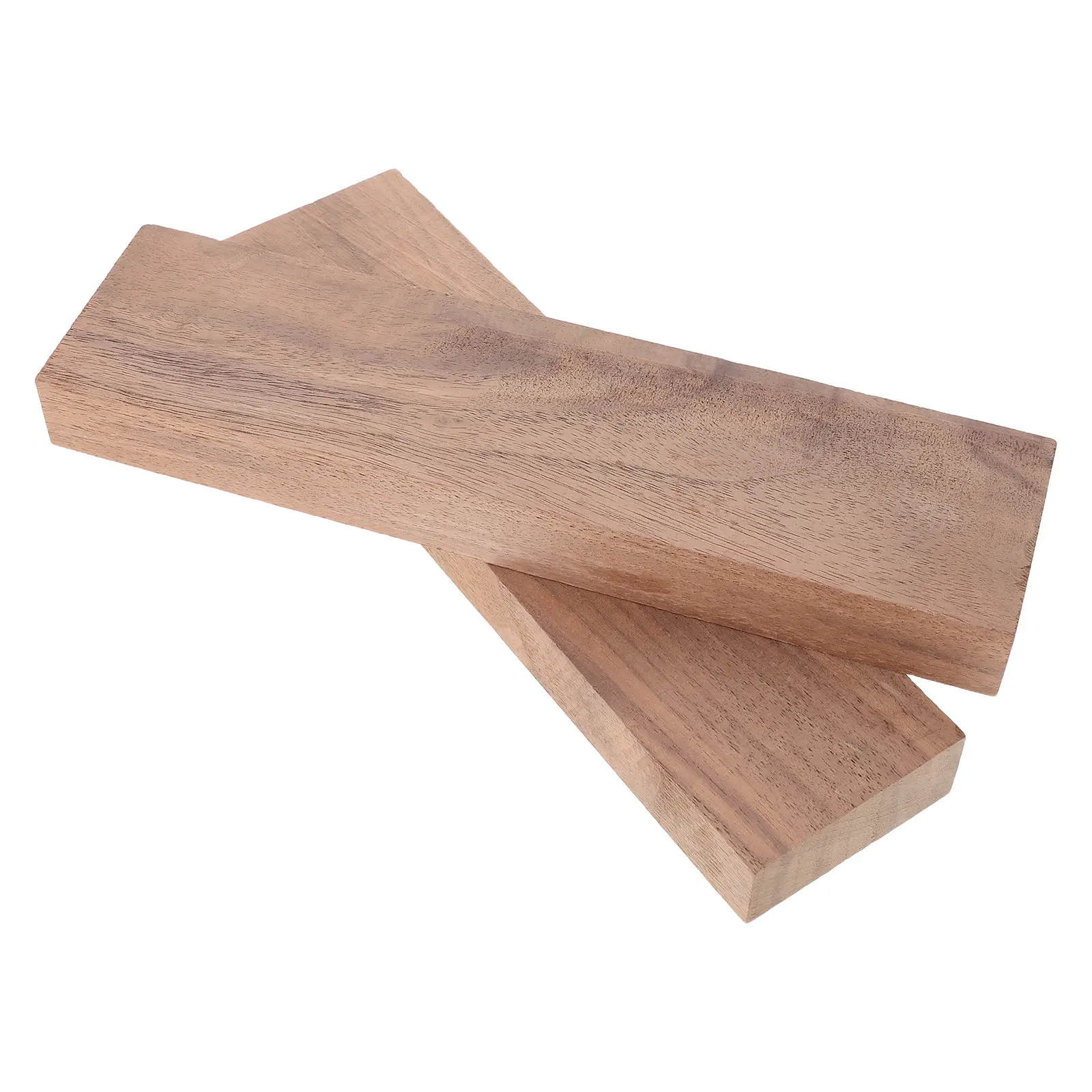 

2Pcs Walnut Wood Blanks Thick Solid Hardwood Planks 7.9x2x0.8inch Natural Grain Wood for Carving DIY Crafts Woodworking Projects