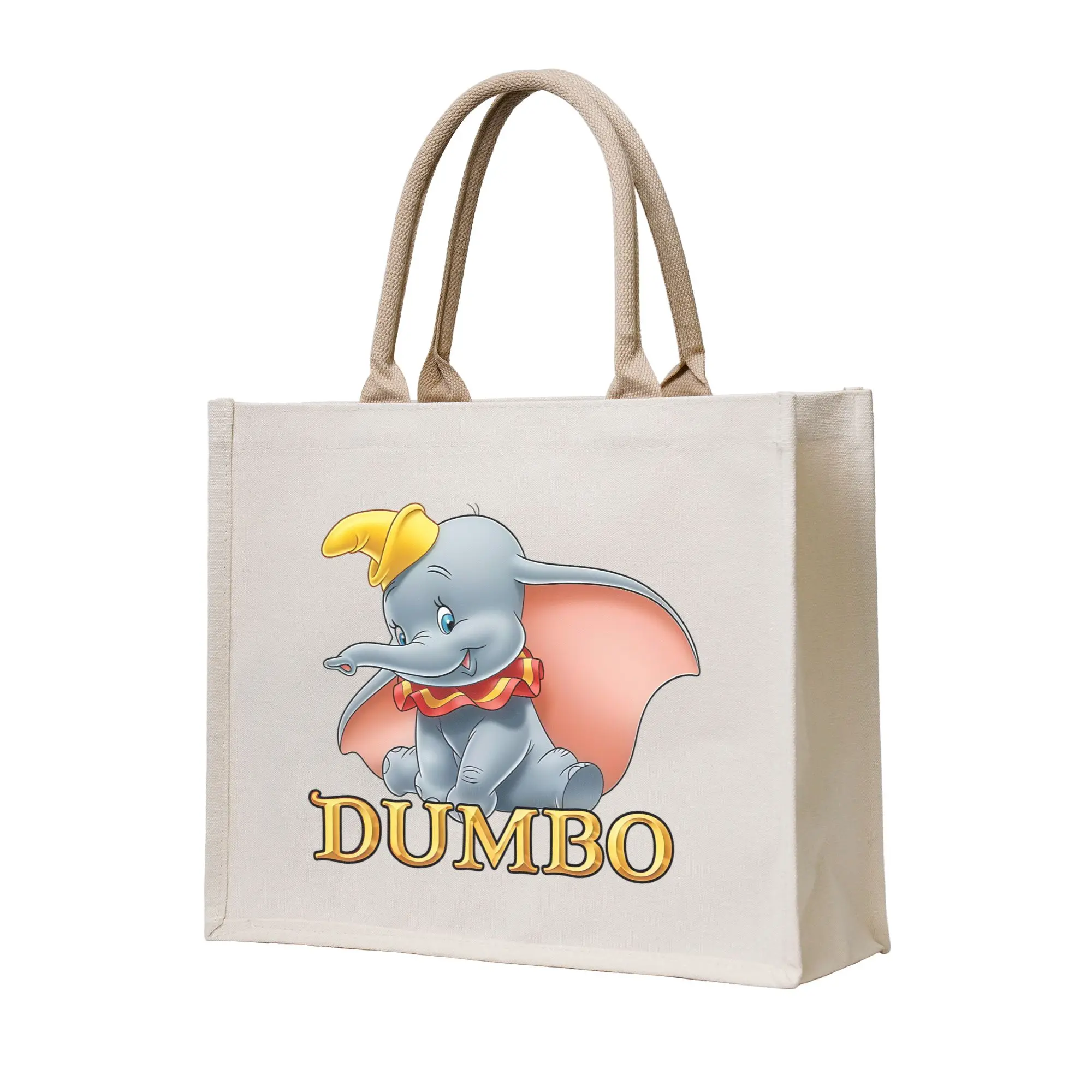 

Сумка-шоппер Kawaii D-Dumbo в стиле аниме, портативная, музыкальная, фэнтезийная, комедийная, для продуктов, на плечо