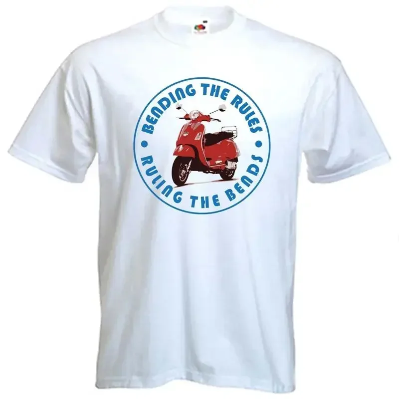 Bending The Rules Ruling Bends T Shirt Scooter Mod Mods Colour Choice