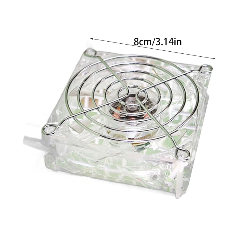 Ventilador refrigeração portátil hamster gaiola acessório pequeno ventilador portátil