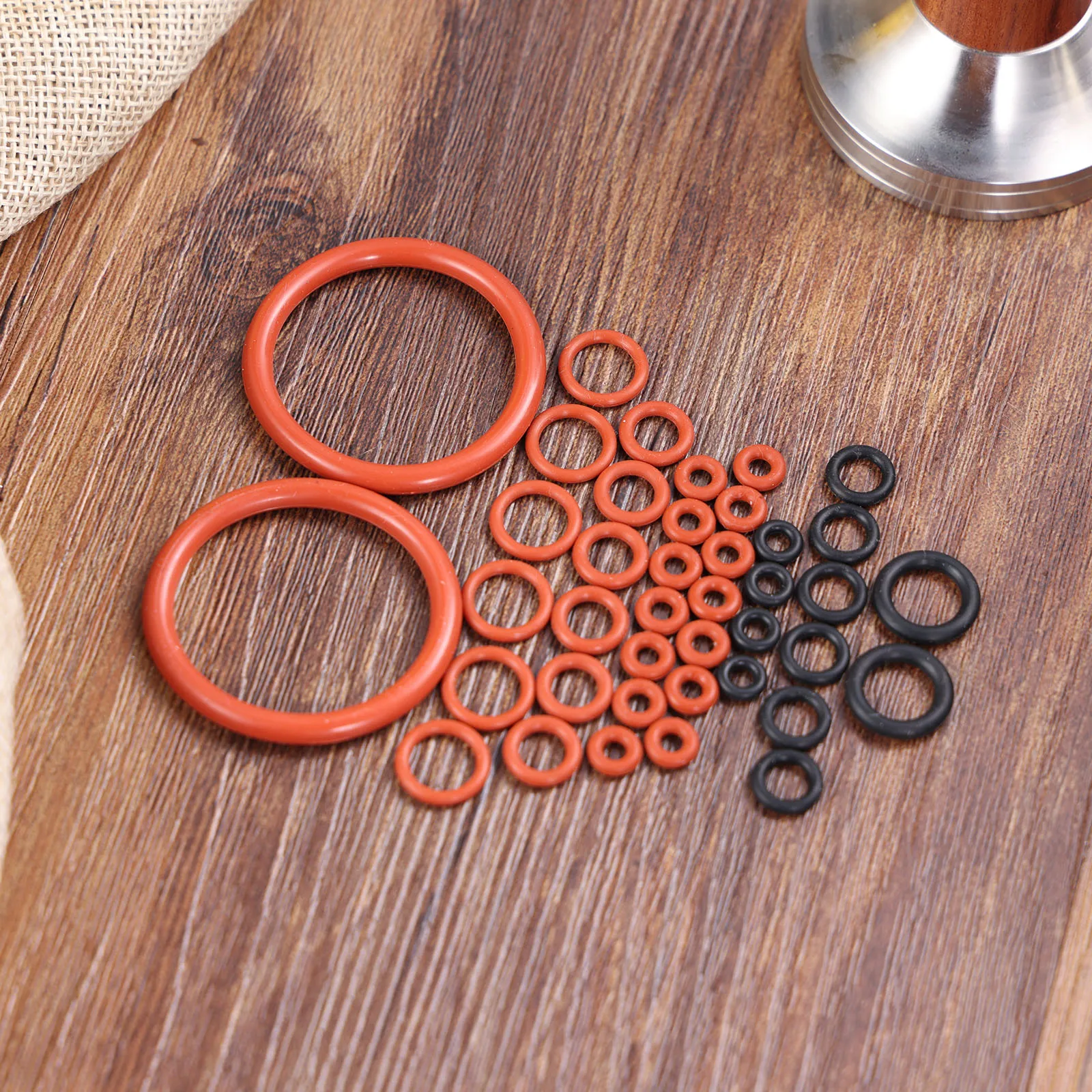 40pcs/set Sealing O Rings Y258236 Coffee Machine Steam/Support/Outlet Valve Silicone Rings for SAECO for Spidem for GAGGIA