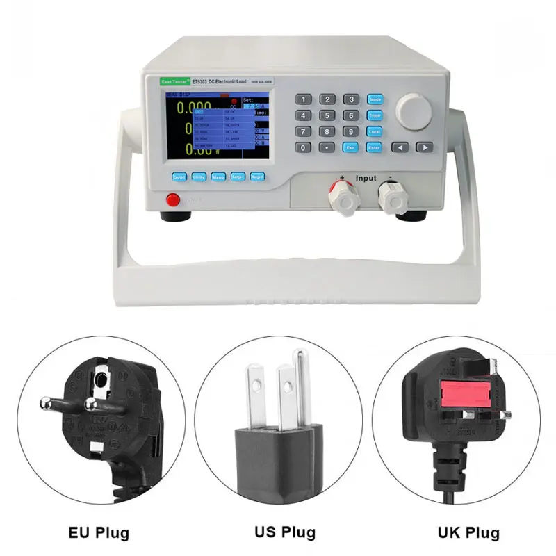 East Tester ET53 Series Programmable DC Electronic Load USB Single/Dual Channel Meter 150V/40A/400W Battery Capacity Tester