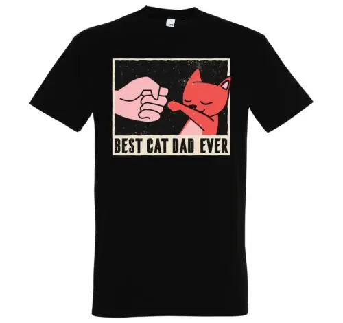 Jugend designz beste Katze Papa aller Zeiten herren T-Shirt mit Druck Katze Vater süß Lustig