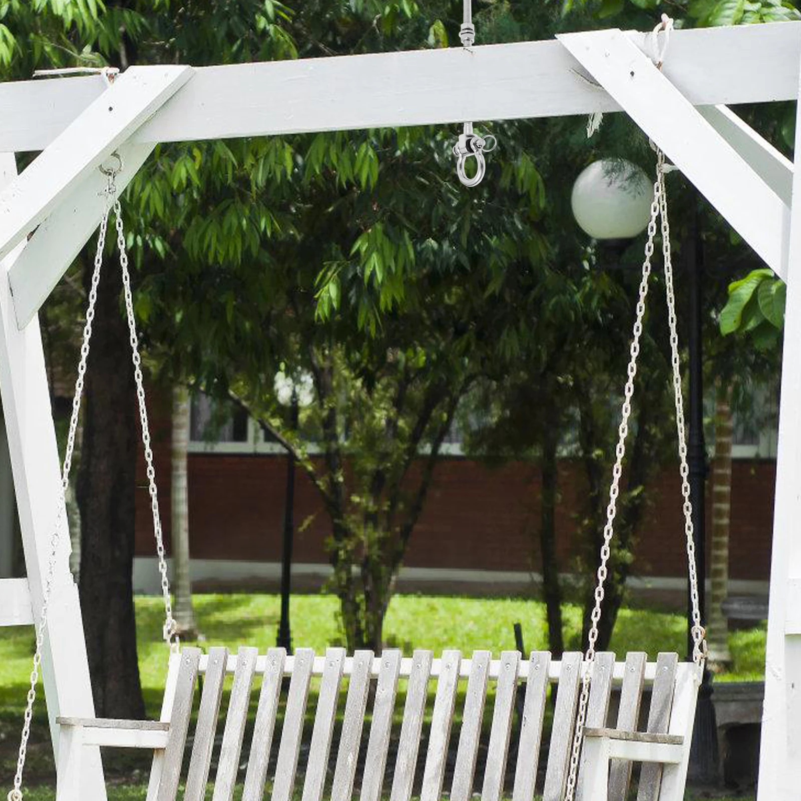 

Heavy Duty Stainless Steel Swing Hooks for Porch Patio Use Durable Hanging Hardware Detachable Rings for Hammock