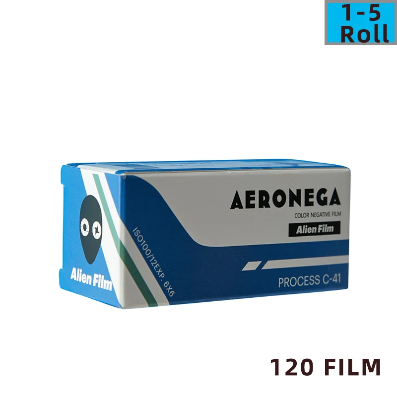 1/3/5Rolls Original AERONEGA 100 120  Color Negative Film Professional For Film Camera(Expiration date:2025）