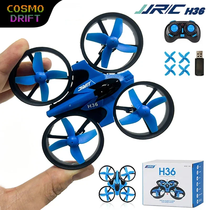 

JJRC 2,4G Мини RC Дрон Квадрокоптер с 6-осевым гироскопом Стабильный полет с дистанционным управлением Игрушка-самолет для детей-початковщиков в помещении Летающий