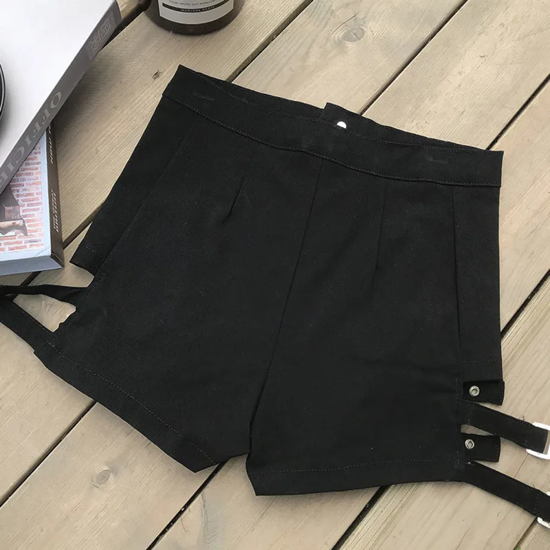 Frauen Sexy Sommer Hohe Taille Elastische Schwarze Shorts 2025, Koreanischen Stil Dünne Nachtclub Streetwear Hotpants