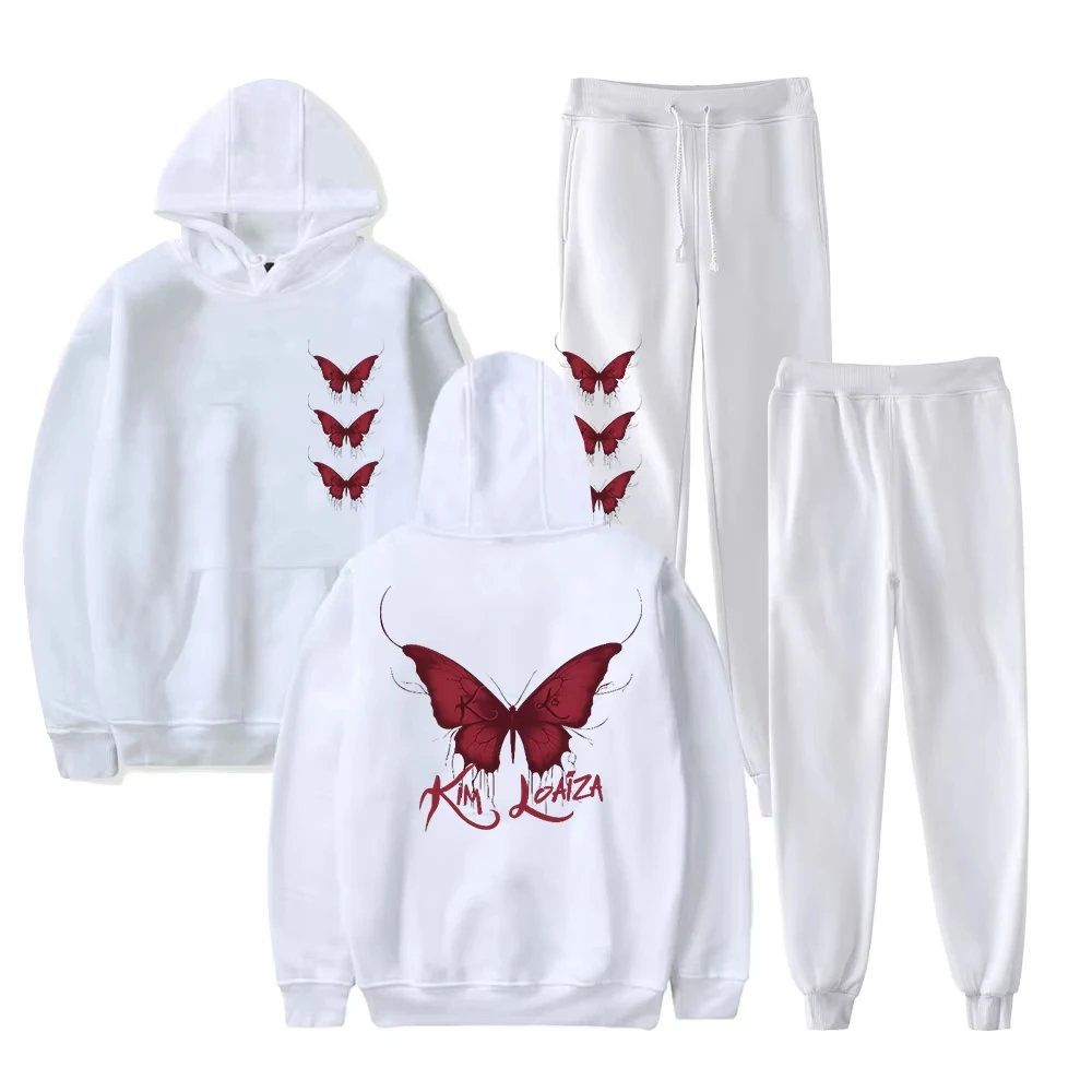 New Kimberly Loaiza Merch La Despedida Tour Hoodie Jogger Pants Two Piece Set Sweatshirts+Sweatpants Men Women‘s Set