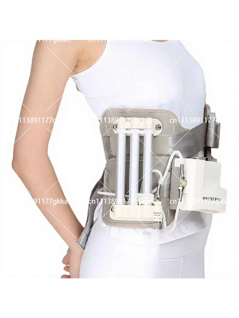 Lumbar Traction Device Waist Belt Corrector for Home Use Spine Curvature Support
