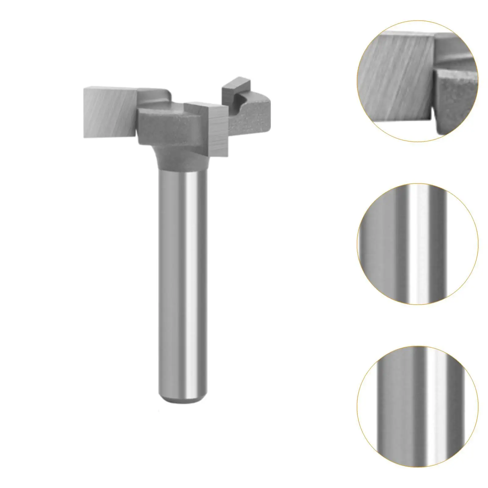 Spoilboard Surfacing Router Bits Rabbet Slot Router Bit Sturdy Wood Planing Bit T Type for Solid Wood Particle Board Cutting
