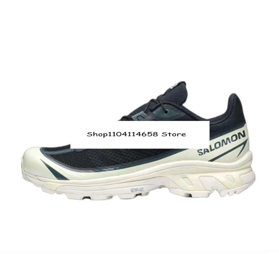 

SALOMON XT-6 FT Comfortable wear-resistant breathable low cut men's and women's running shoes black and white