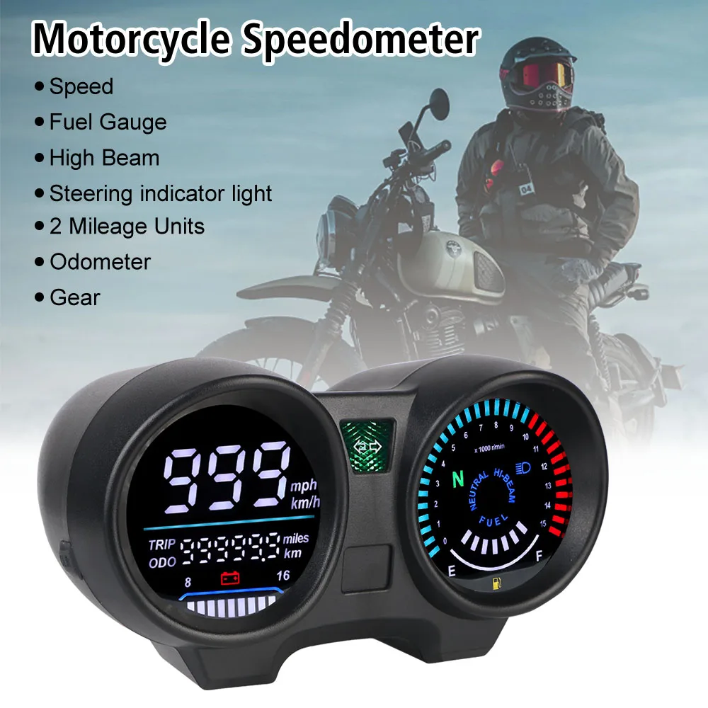 LED Instrument Multifunction instrument For TITAN150 For Honda CG150 Fan150 Motorcycle Digital Speedometer