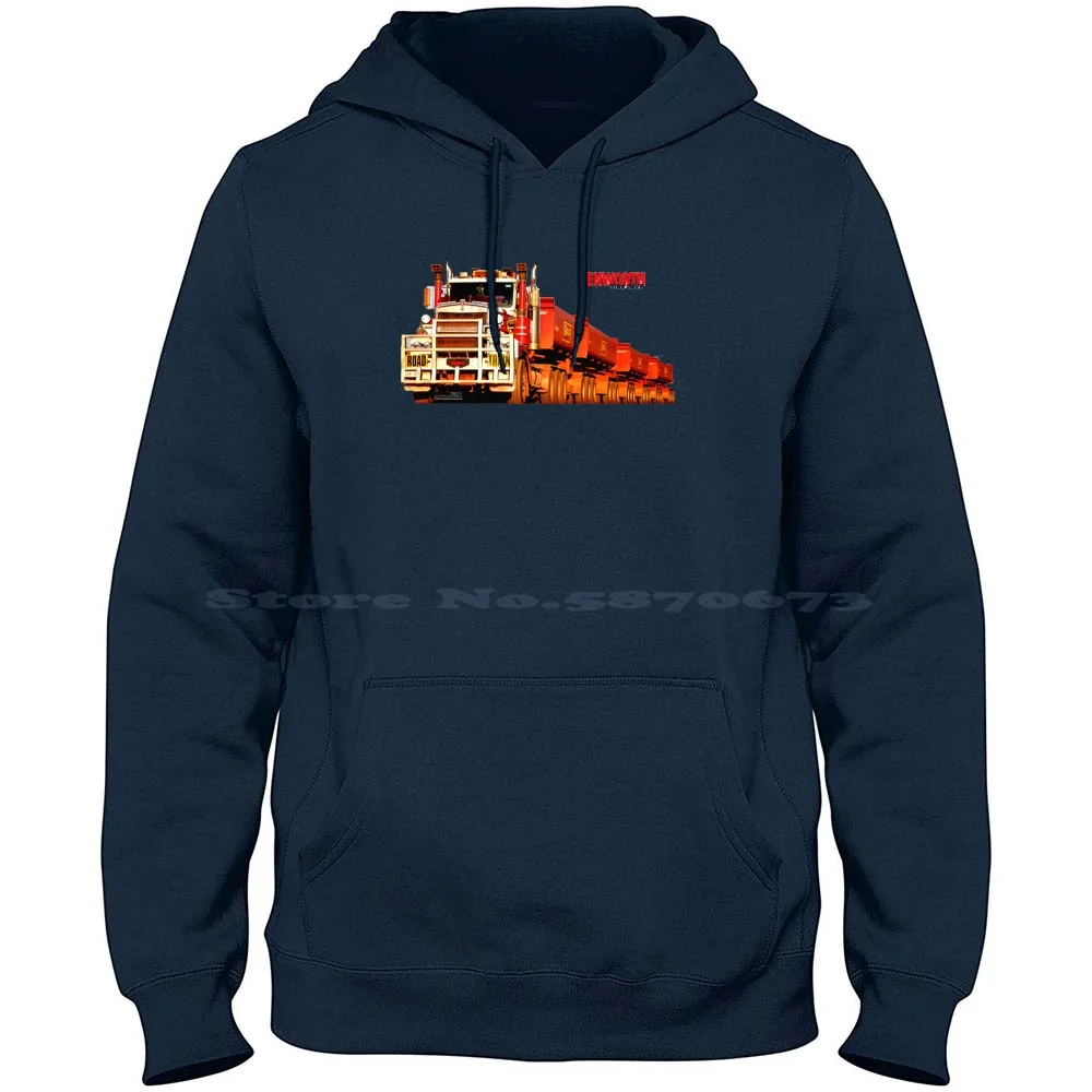 Transportwagen 100% puur katoenen hoodie tshirt Kenworth Peterbilt Trucker Freightliner vrachtwagenchauffeur Paccar semi vrachtwagen Hino